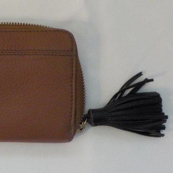 Fossil wallet brown classic EUC leather - Picture 1 of 5